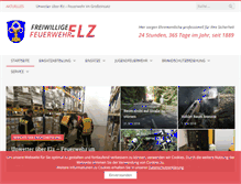 Tablet Screenshot of feuerwehr-elz.de
